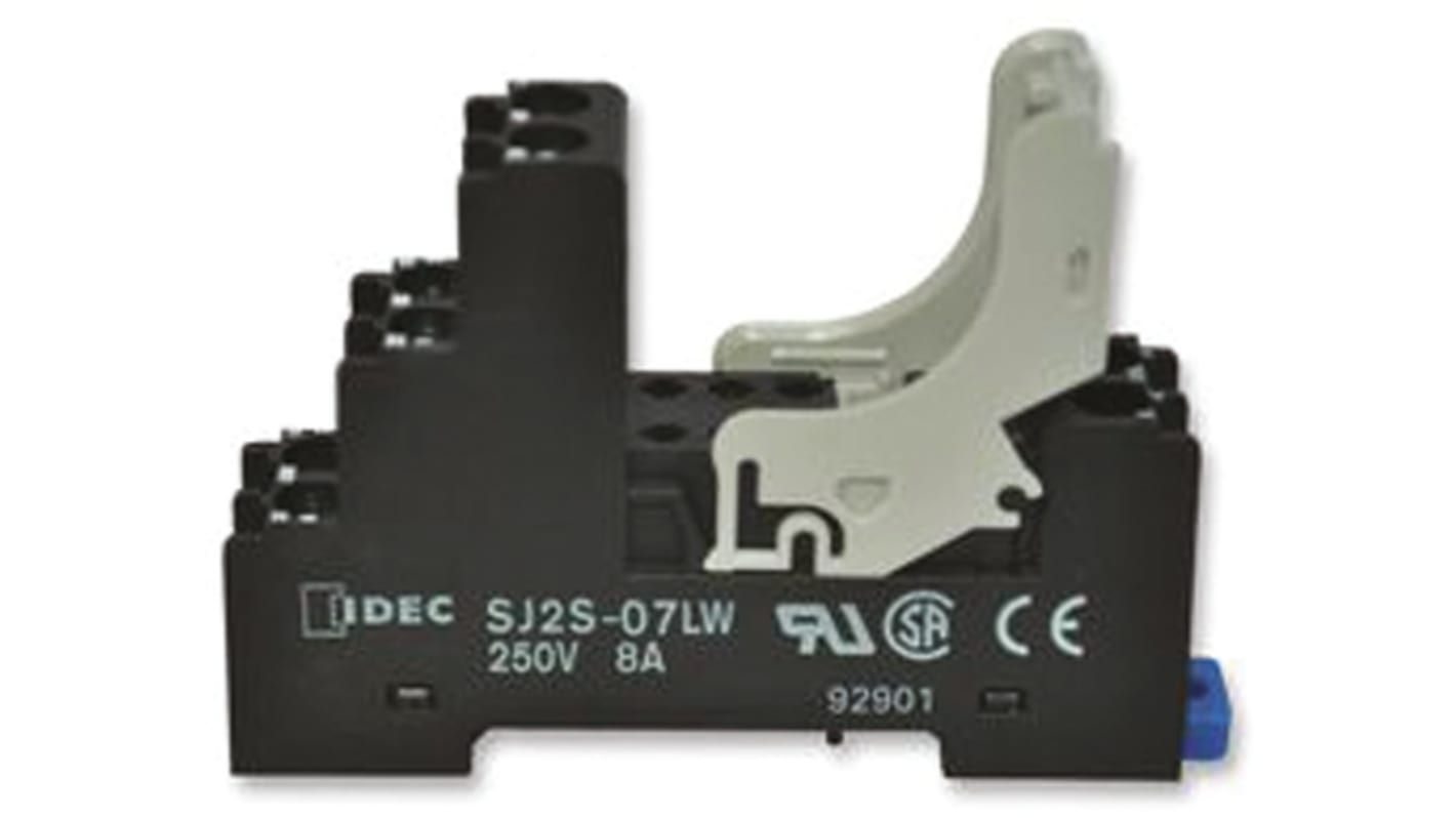 Idec 250V Relay Socket, for use with RJ Series