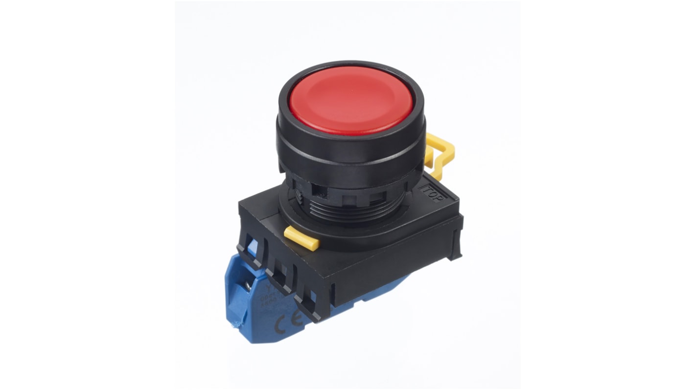 Idec IDEC YW Series Push Button, Panel Mount, 22.3mm Cutout