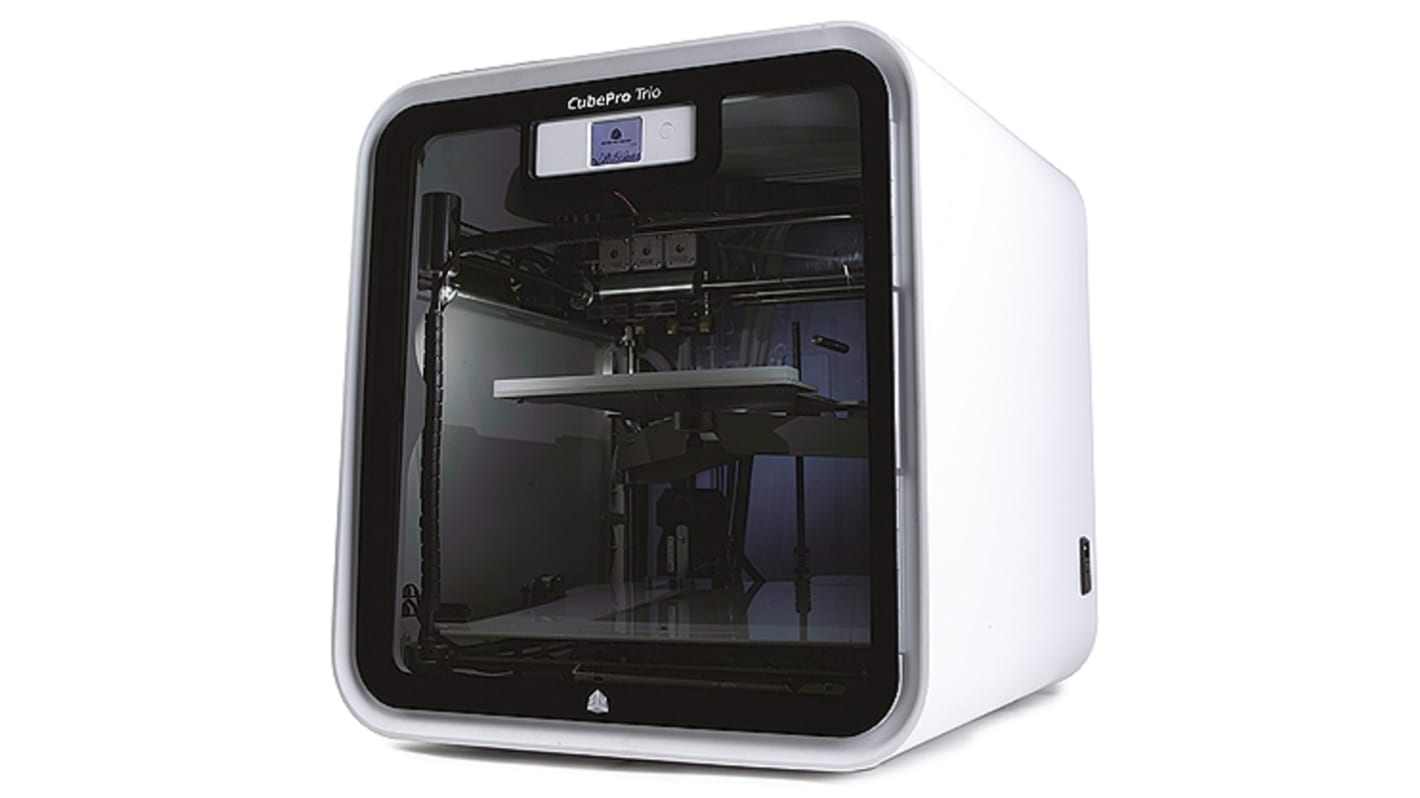 3D Systems CubePro Trio FDM 3D-Drucker 3-Kopf Multifilament- Druck, für 1.75mm Filament, bis 200 x 270 x 230mm, Wi-Fi