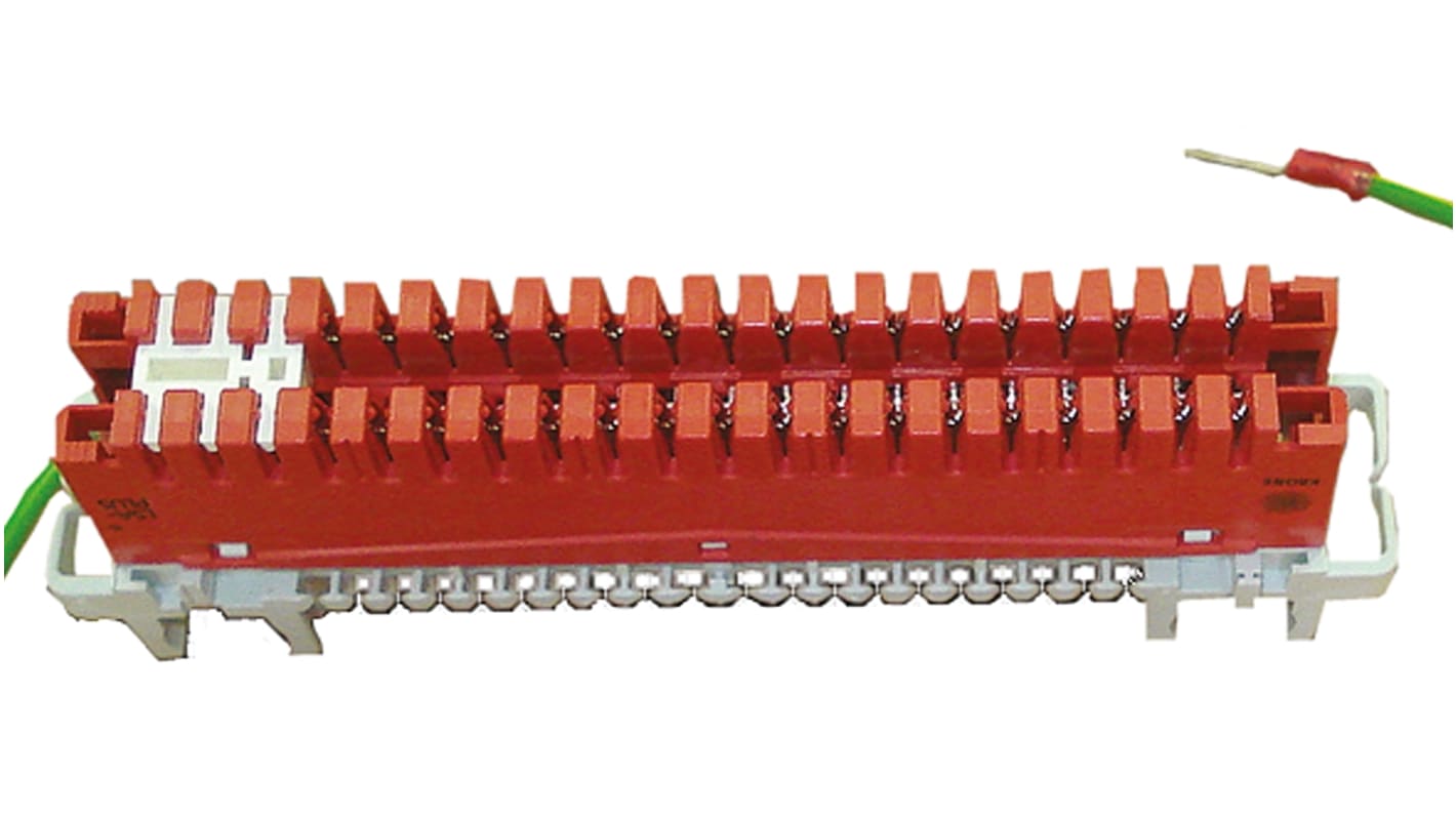 TE Connectivity Male Telephone Connector, , LSA-PROFIL Series, 68 Way Crimp Termination