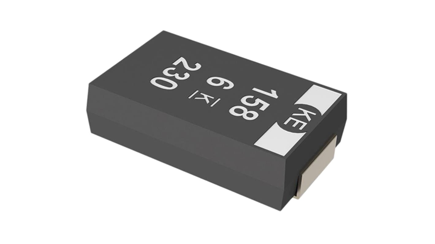 T545H158M006ATE035 KEMET 1.5mF Surface Mount Polymer Capacitor, 6.3V