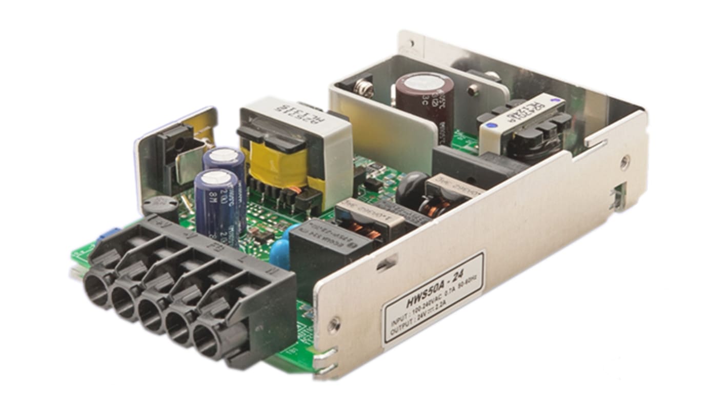 Fuente de alimentación conmutada TDK-Lambda, 15V dc, 3.5A, 50W, 1 salida, Montaje en panel