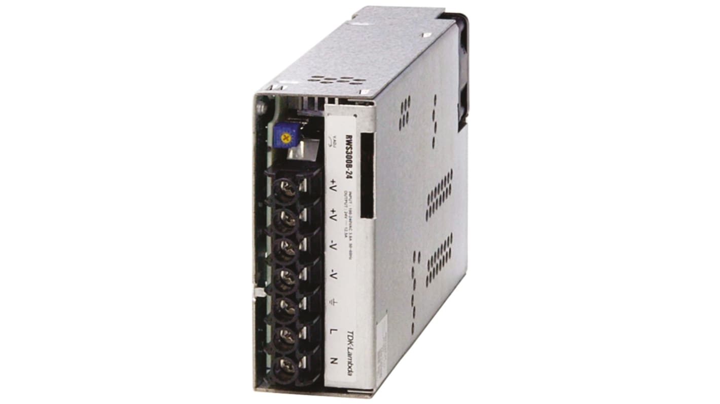 TDK-Lambda Switching Power Supply, RWS300B-5, 5V dc, 50A, 250W, 1 Output, 120 → 370 V dc, 85 → 265 V ac