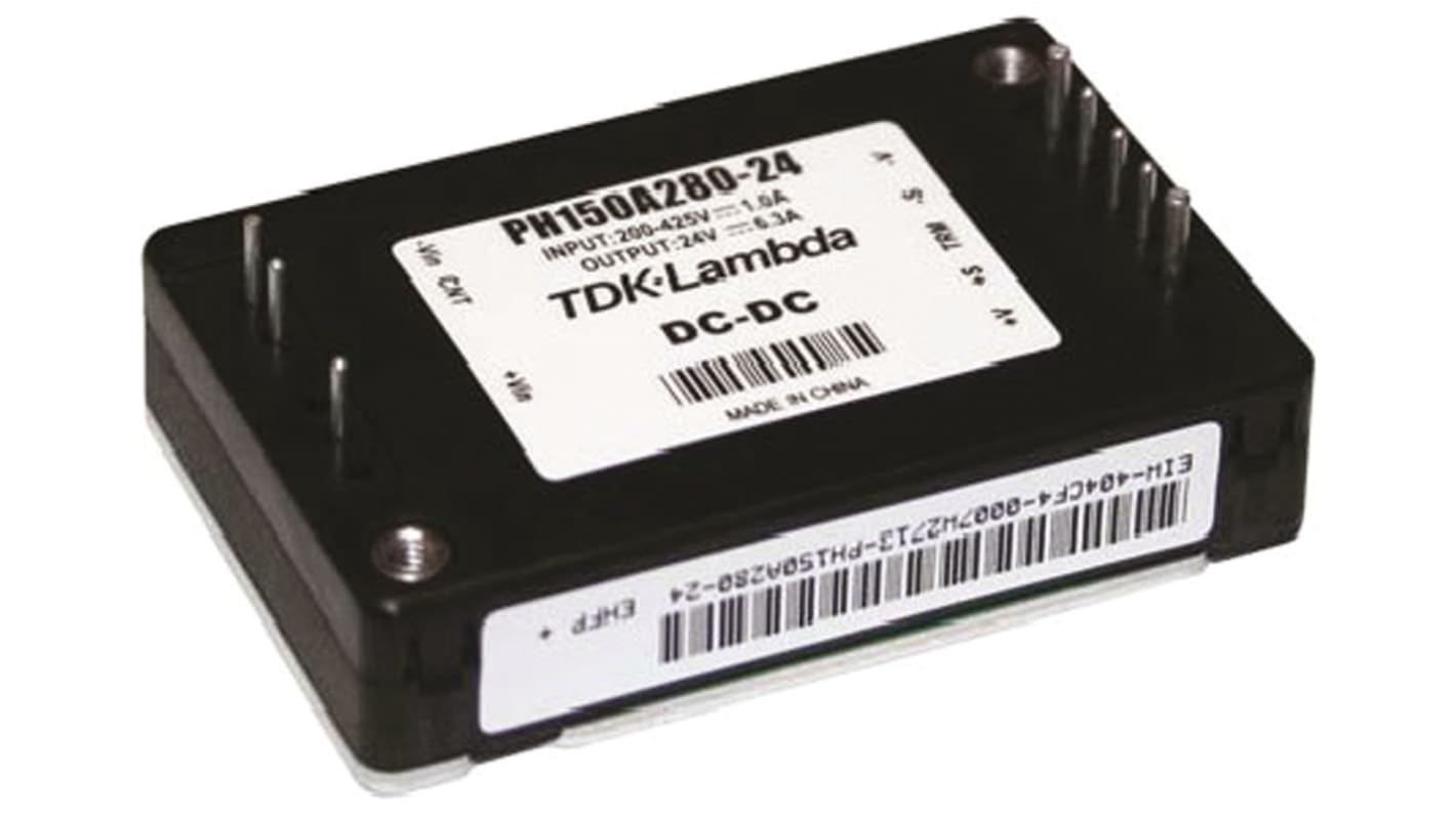 Convertisseur DC-DC TDK-Lambda, PH-A280, Montage traversant, 50.4W, 1 sortie, 24V c.c., 2.1A