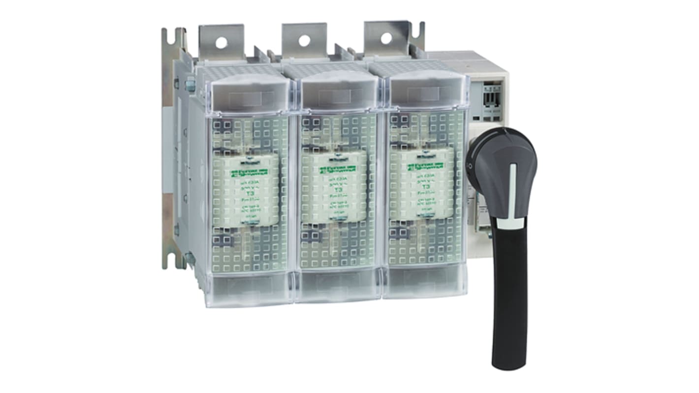 Interruptor seccionador con fusible Schneider Electric, 60A, 3 100kA TeSys GS2GU