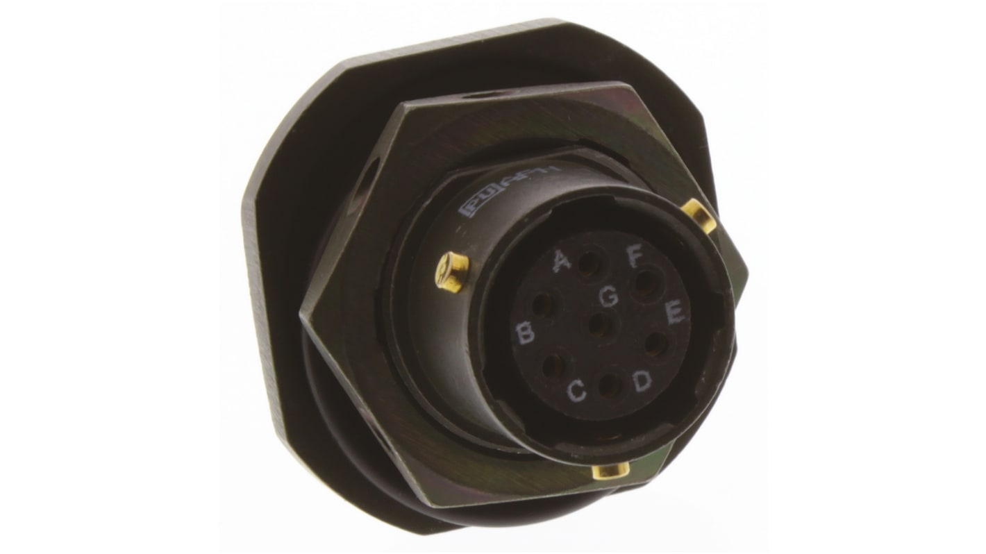 62GB57A1007SN Amphenol Limited, 62GB 7 Way Panel Mount MIL Spec