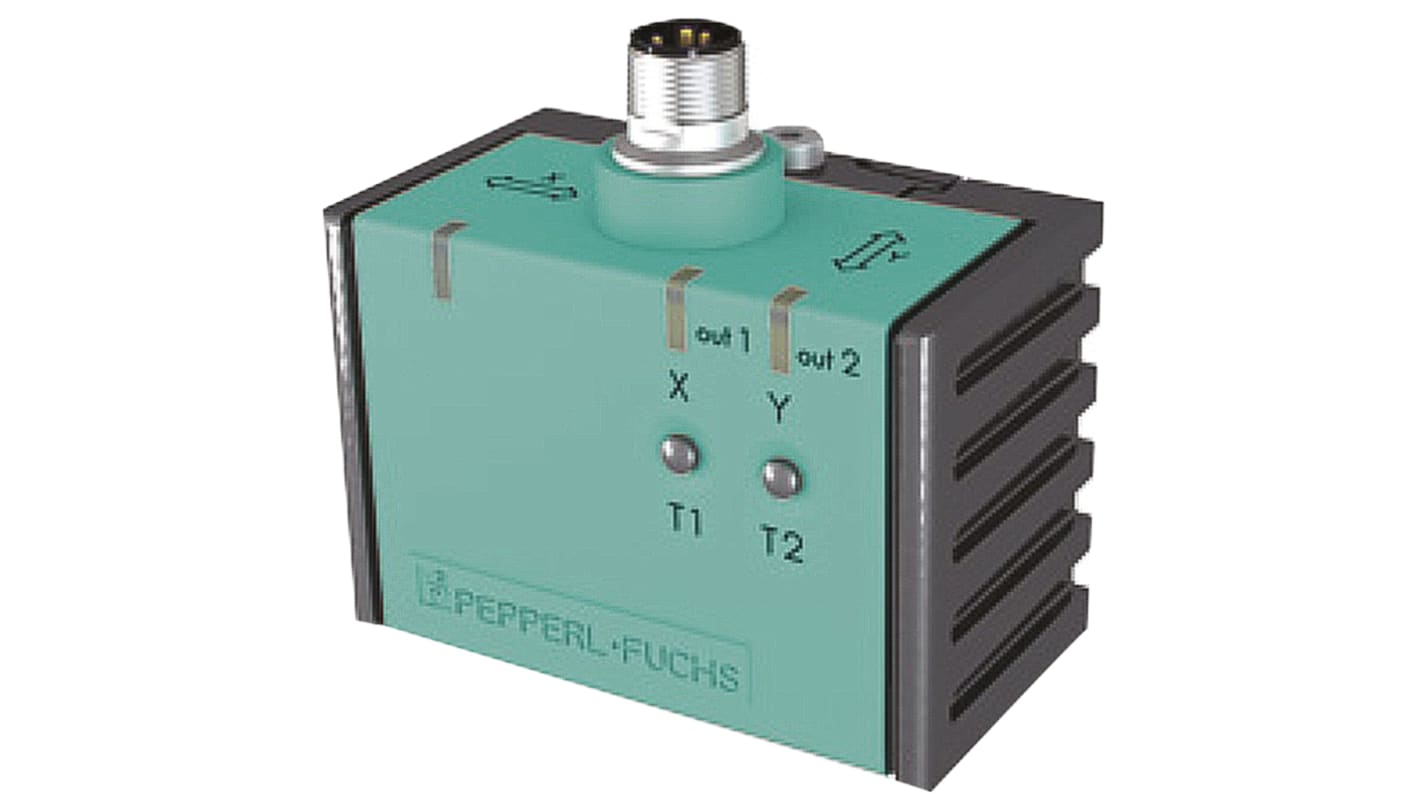 Sensor de inclinación Pepperl + Fuchs, 10 → 30 V dc, salida Analógico, PNP, 100 mA, Conector M12, IP68, IP69K