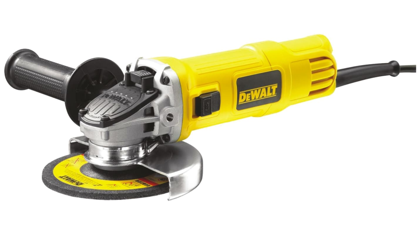 DWE4157QS DeWALT DWE4157 125mm Corded Angle Grinder, Euro Plug RS