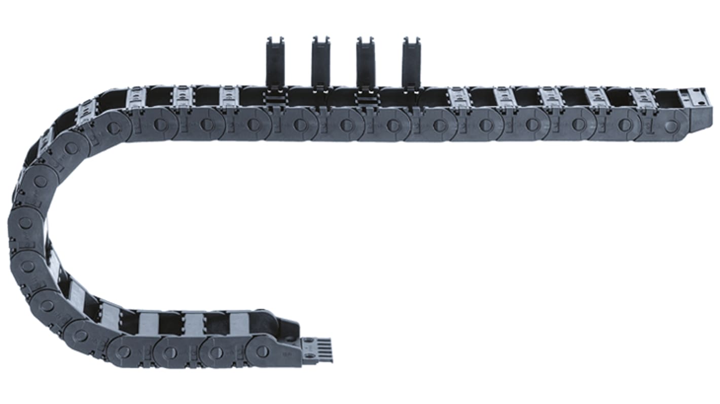 Canalina passacavi Igus in Igumid GLW, 119 mm x 35mm, L. 1m, curvatura min. 55 mm