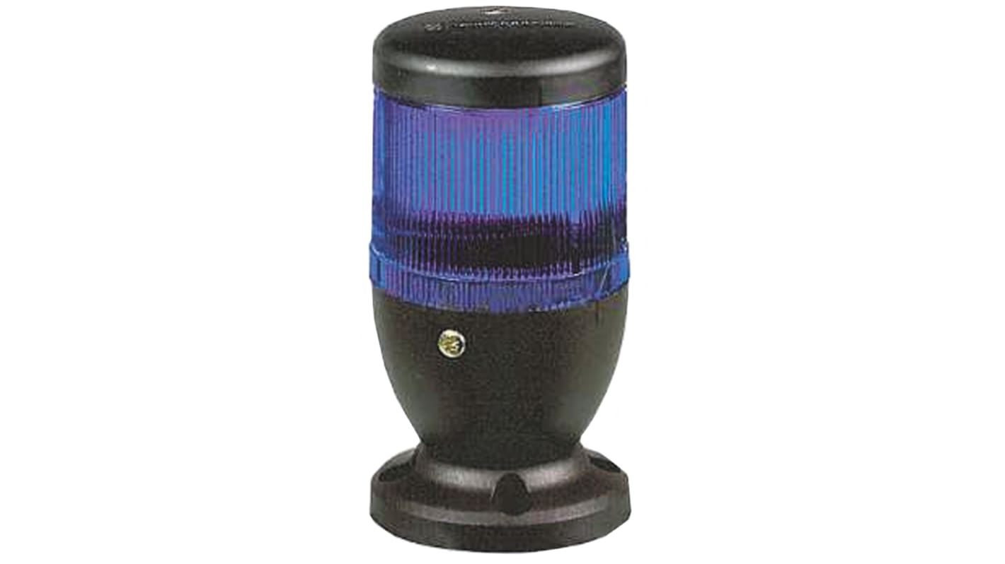 Indicador luminoso Schneider Electric serie Harmony XVE Optimum, efecto Constante, Incandescente, Azul, alim. 240 V ac