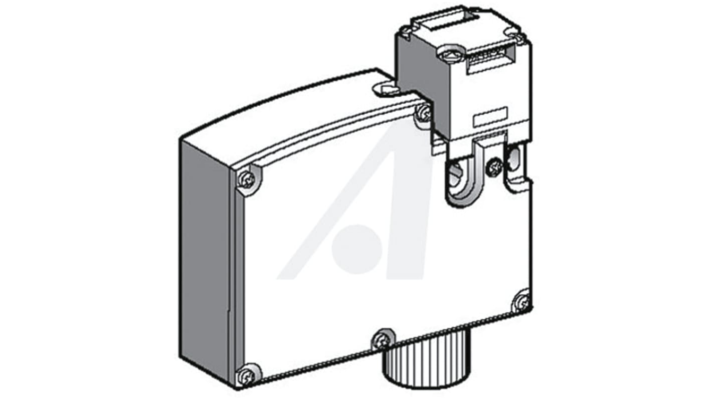 Telemecanique Sensors Preventa XCS-TE Series Key Safety Interlock Switch, IP67, Plastic Housing