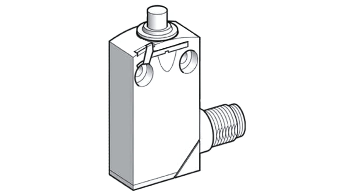 Interrupteur de fin de course Telemecanique Sensors OsiSense XC, Poussoir, NO/NF, 3A, 250V