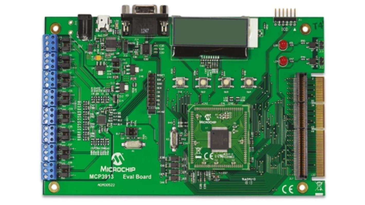 Carte d'évaluation ADC Microchip, 16 bits