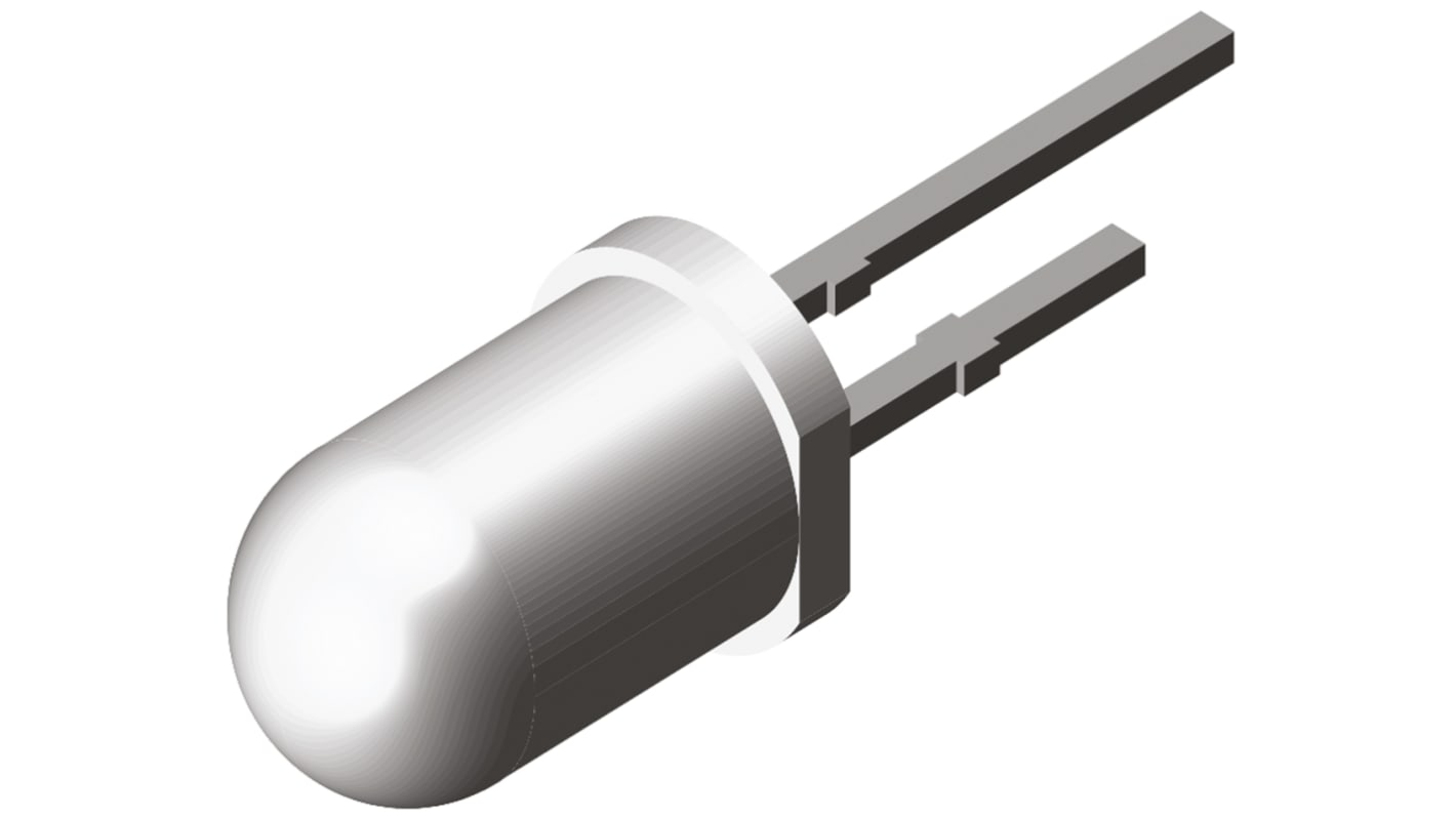 Vishay BPV10 Fotodiode Nah-IR, sichtbare IR Strahlung 920nm Si, THT 5mm Gehäuse 2-Pin