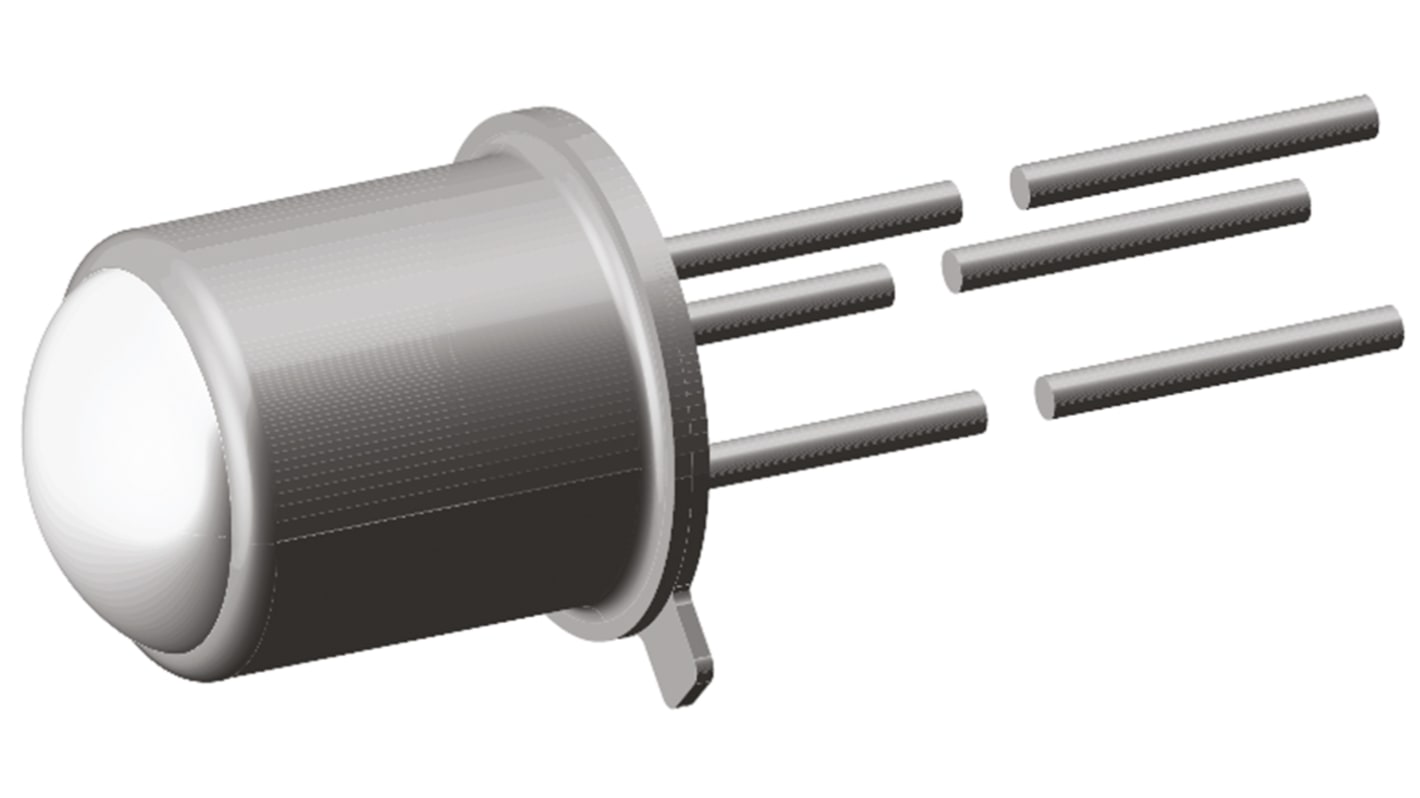 Vishay THT NPN Fototransistor IR, Sichtbares Licht 6μs, 450nm → 1080nm / 600μA, 3-Pin TO18