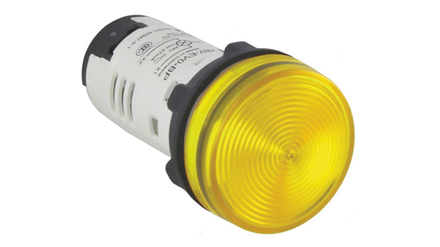 Spia XB7EV05MP, LED, foro 22mm, Montaggio a pannello, , IP20, IP65