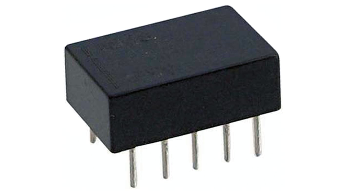 Przekaźnik sygnału, 12V dc, DPDT, montaż PCB, Panasonic