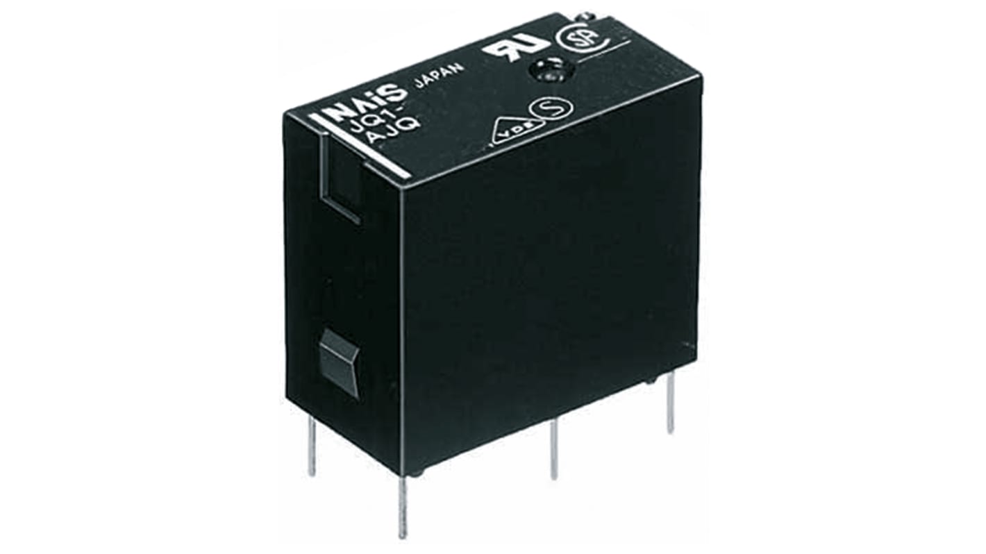 Panasonic PCB Mount Power Relay, 12V dc Coil, 5A Switching Current, SPST