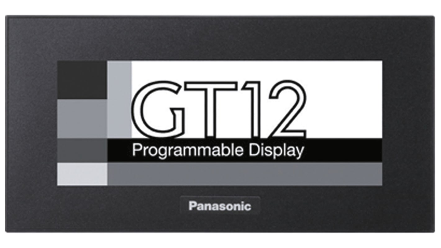 Pantalla táctil HMI Panasonic GT Display programable de 4,6", LCD, Monocromo, 320 x 120pixels, conectividad COM, USB