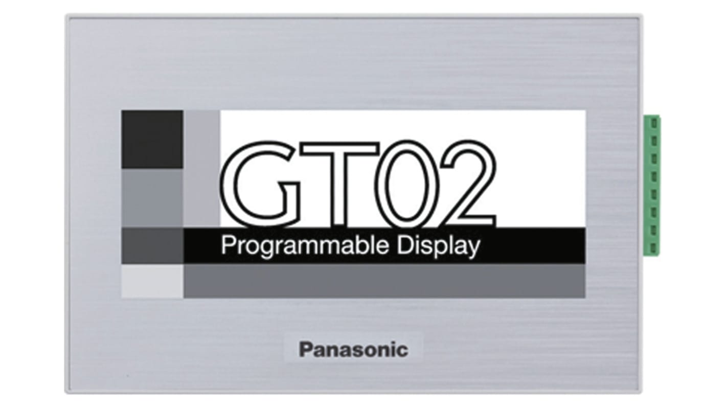 Pantalla táctil HMI Panasonic GT Display programable de 3,8", LCD, Monocromo, 240 x 96pixels, conectividad COM, USB