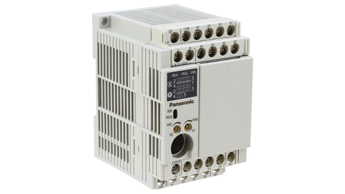 Panasonic AFPX-C Series Series PLC CPU for Use with FP-X Series, NPN Output, 32-Input, DC Input