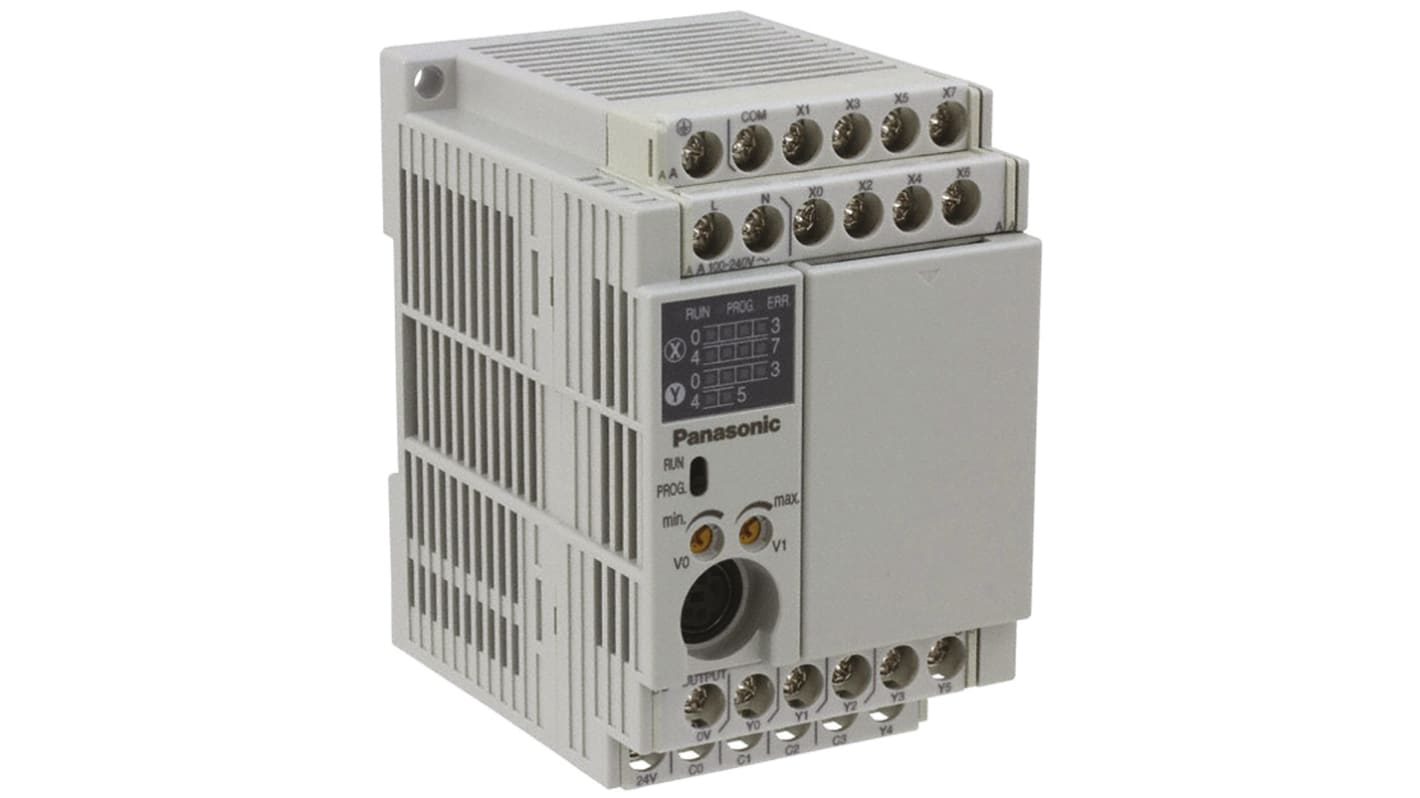 PLC – rozšiřující modul pro Řada FP-X, typ vstupní: DC 16 vstupů, výstup: Relé 24 V DC Panasonic