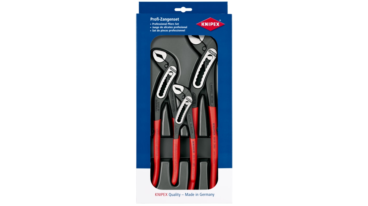 Knipex Alligator® 3-Piece Water Pump Plier Set, 180 → 300 mm Overall