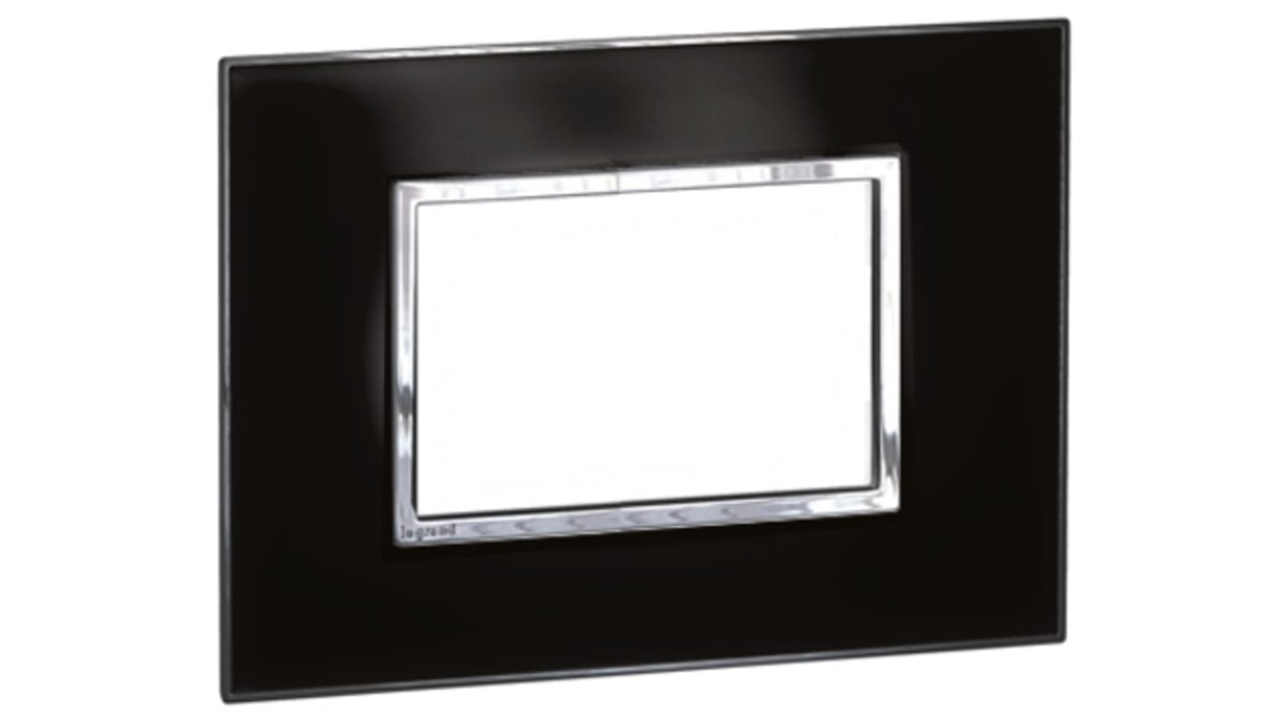 Legrand Black 1 Gang Cover Plate