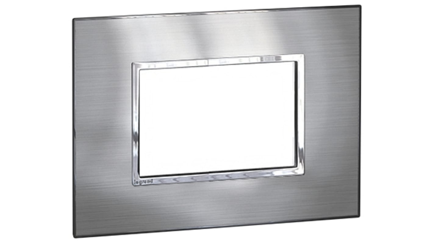 Legrand 2 Gang Metal Cover Plate