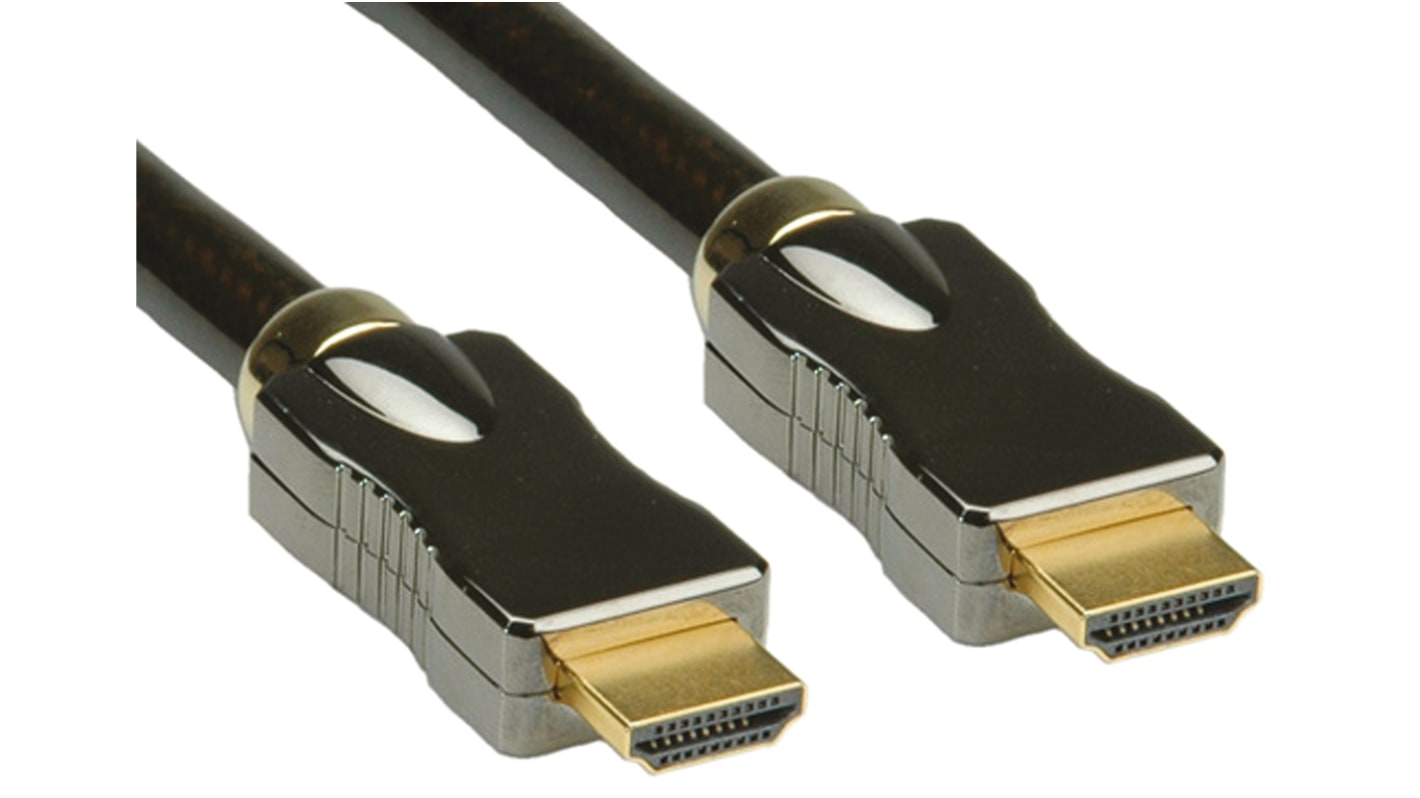 Roline HDMIケーブル 長さ：2m, コネクタ A：オス, コネクタ B：オス, 11.04.5681-10