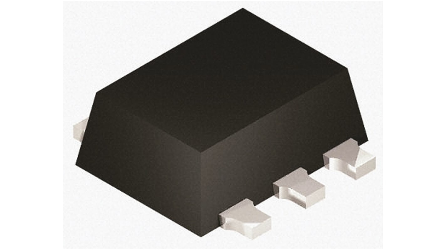 Nexperia N, Pチャンネル MOSFET50 V、60 V 170 mA, 330 mA 表面実装 パッケージSOT-666 6 ピン