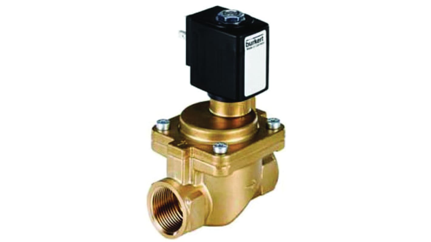 Burkert 6281 EV Standard, G3/4 2/2-Wege Elektro- Magnetventil 230 V ac, Schließer, ATEX-zertifiziert