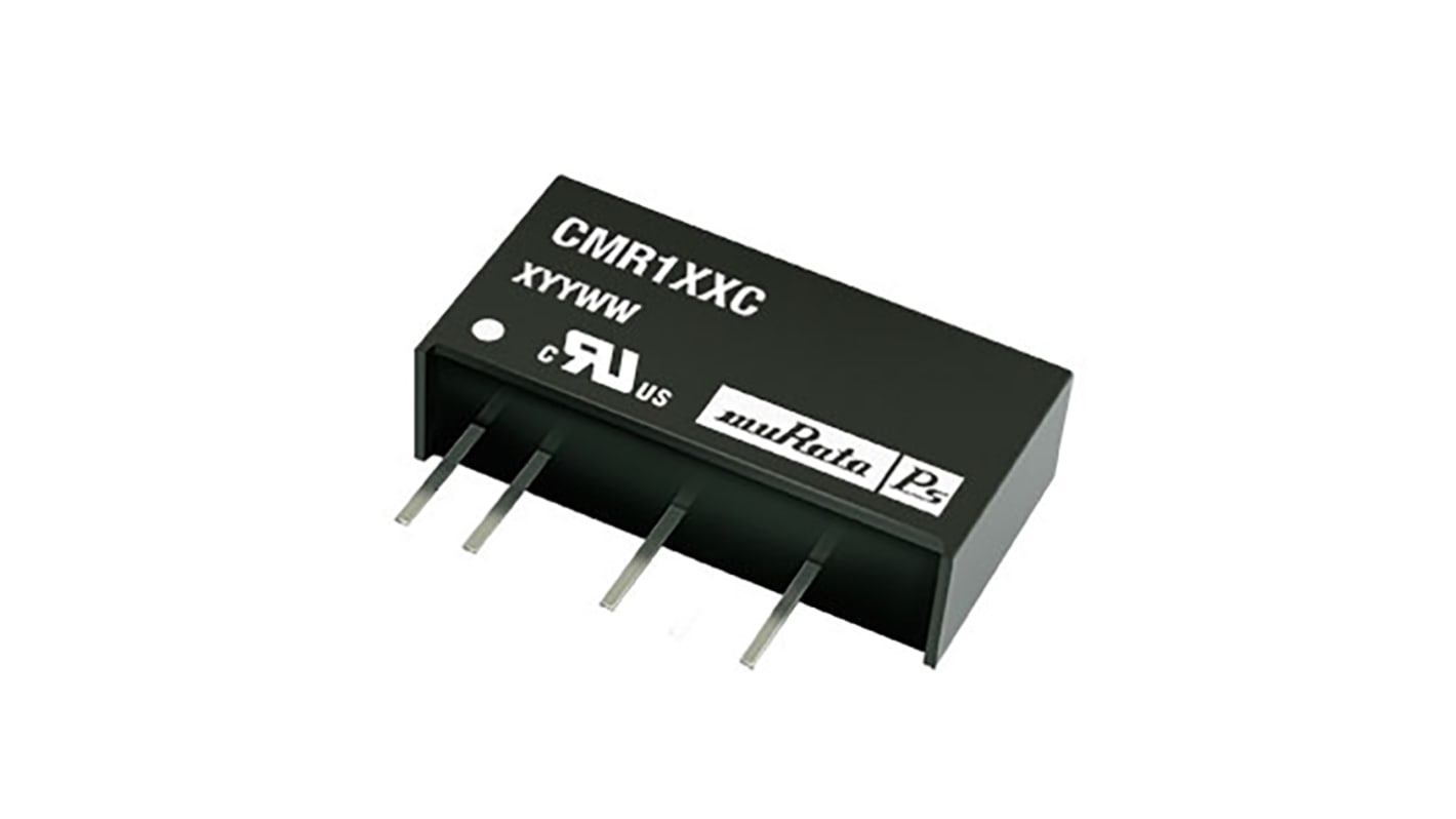 Murata Power Solutions CMR DC-DC Converter, 5V dc/ 150mA Output, 4.5 → 5.5 V dc Input, 0.75W, Through Hole,