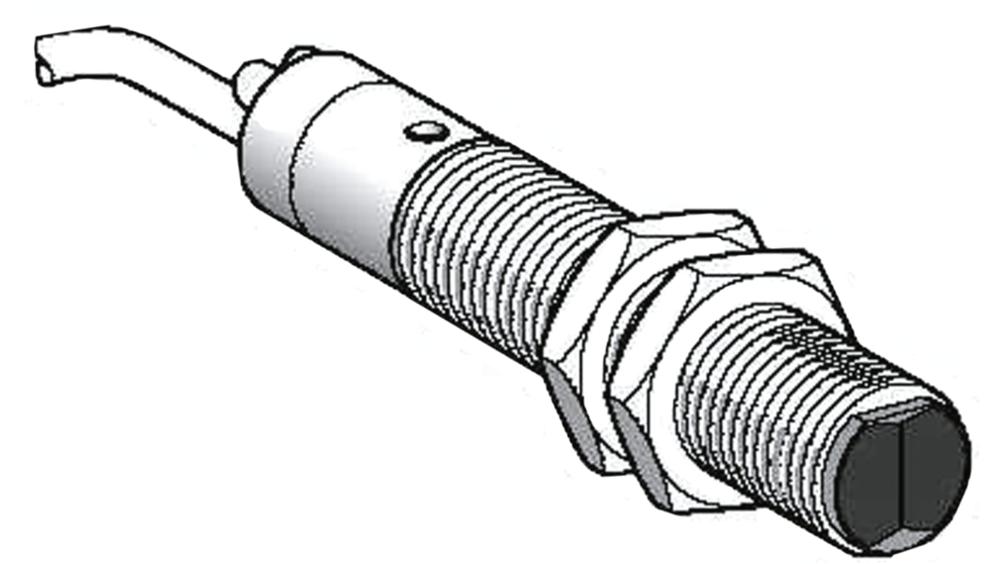 Telemecanique Sensors Diffuse Photoelectric Sensor, Block Sensor, 1 m Detection Range