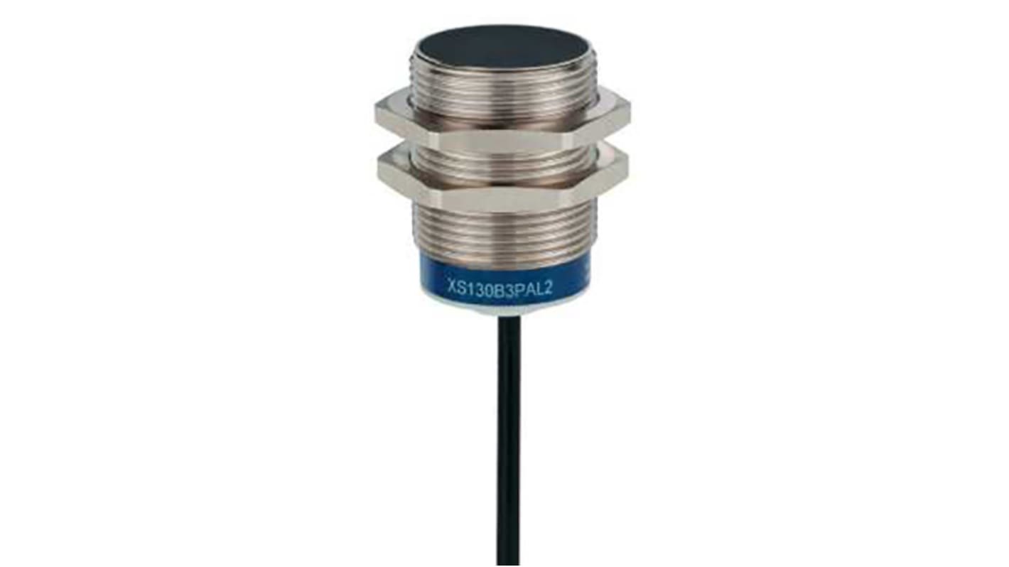 Telemecanique Sensors Inductive Barrel-Style Proximity Sensor, M30 x 1.5, 10 mm Detection, 12 → 48 V dc, IP68,