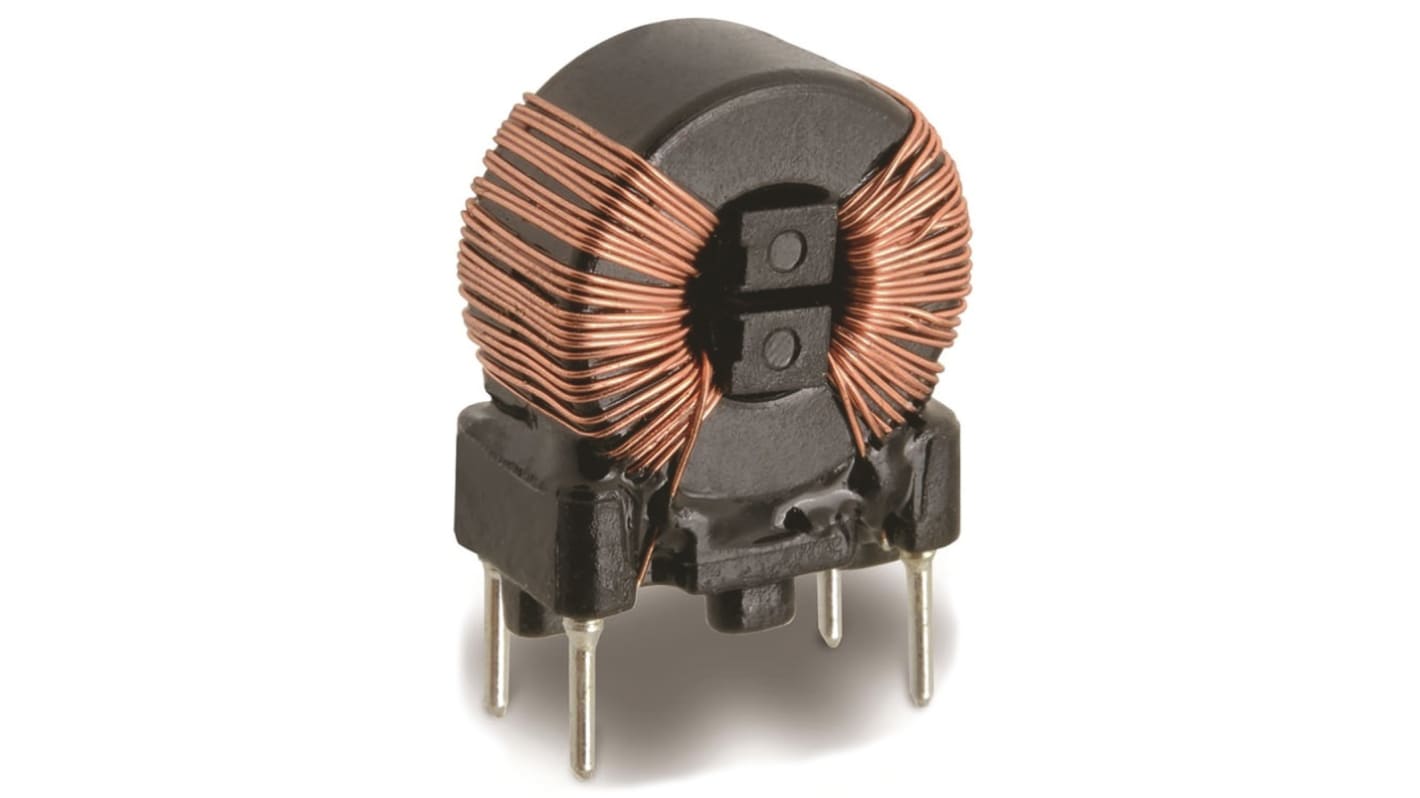 Inductance à mode commun, 2 x 1,6 mH, 2A, 2 x 90mΩ, -30 → +50%, Séries WE-CMBNC