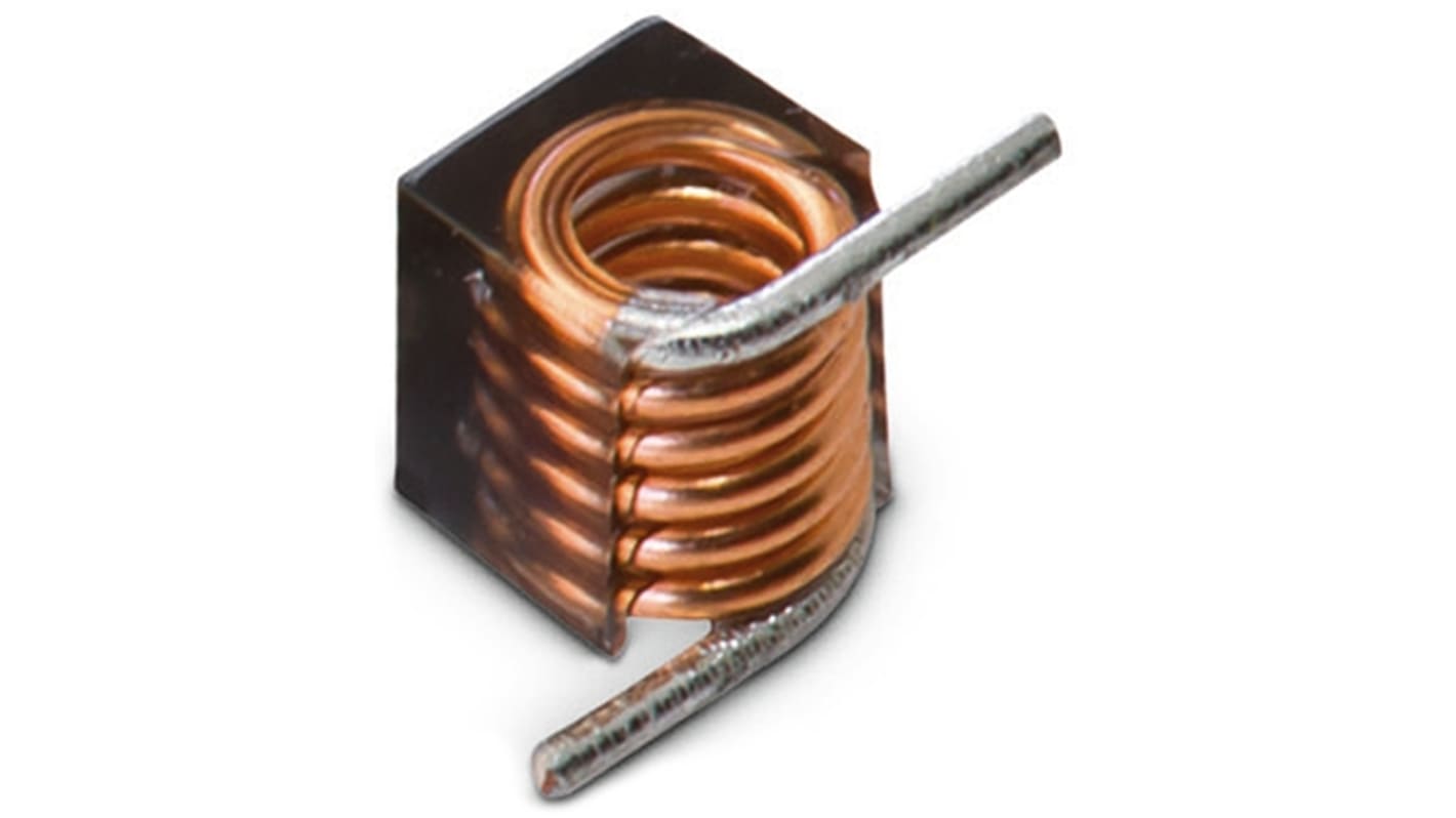 Inductor de bobina de aire SMD Wurth, 120 nH, ±5%, apantallado 4248, SRF:1.1GHz, Q:100, 1.5A Idc, Serie WE-CAIR