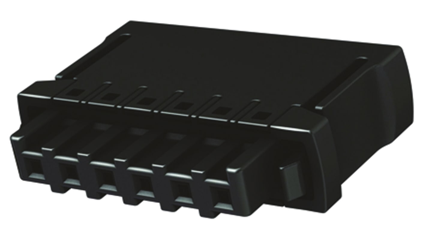 Borne enchufable para PCB Hembra HARTING de 10 vías, paso 2.54mm, 7.3A, de color Negro, montaje de cable, terminación