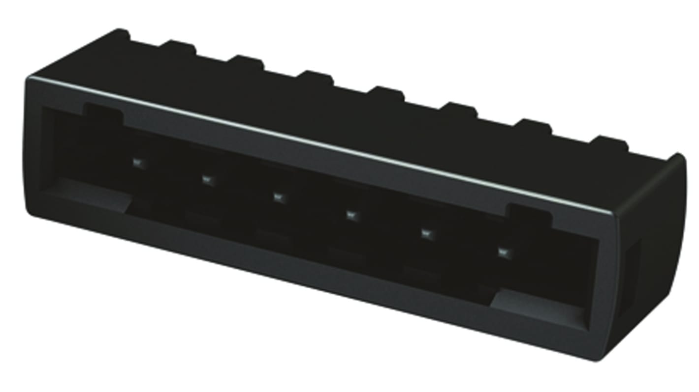 Conector macho para PCB HARTING serie Har-Flexicon de 3 vías, 1 fila, paso 2.54mm, terminación SMT, Montaje en Panel