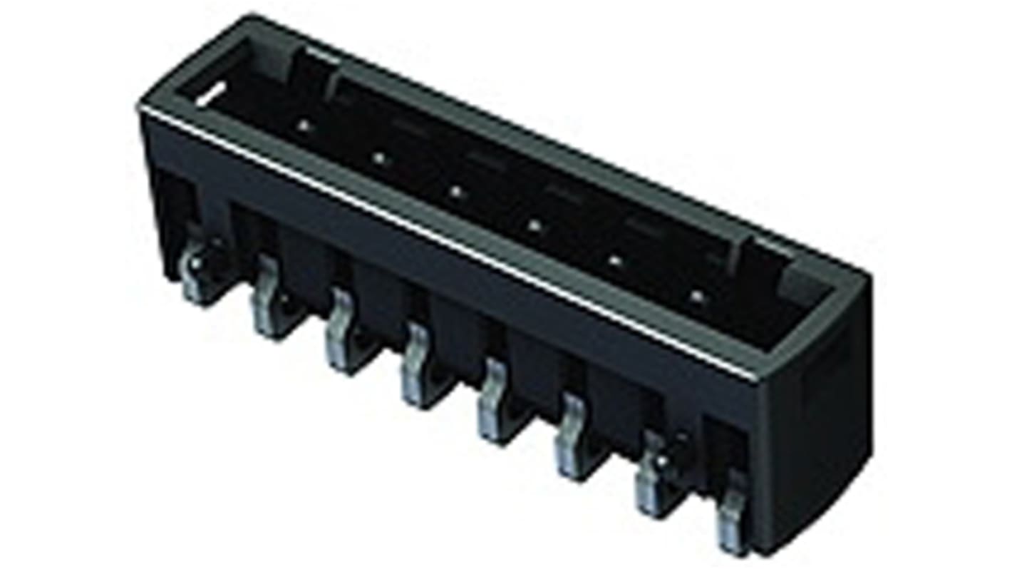 HARTING Har-Flexicon Series Straight Surface Mount PCB Header, 4 Contact(s), 2.54mm Pitch, 1 Row(s), Shrouded