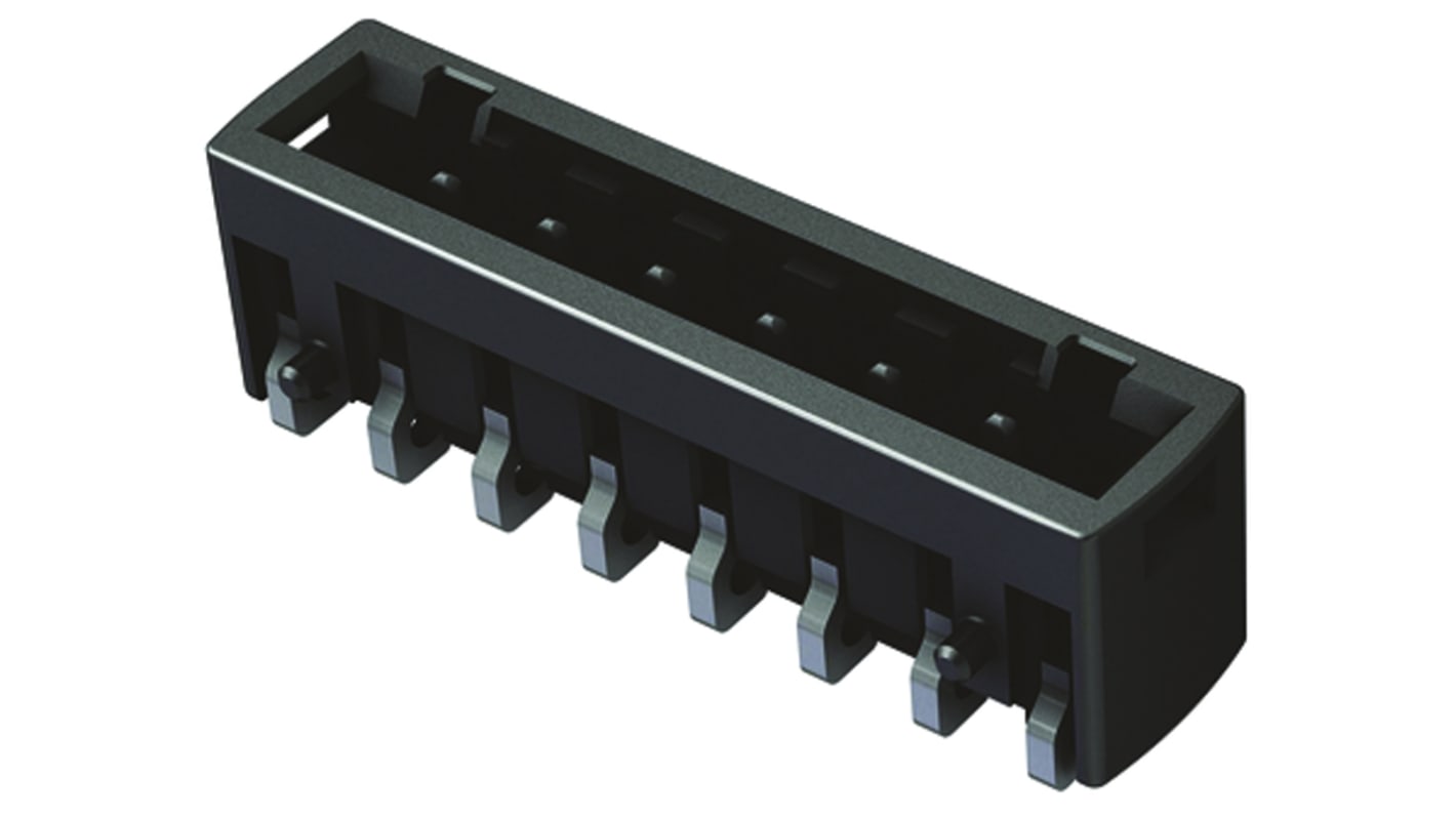 HARTING Har-Flexicon Series Straight Surface Mount PCB Header, 2 Contact(s), 2.54mm Pitch, 1 Row(s), Shrouded