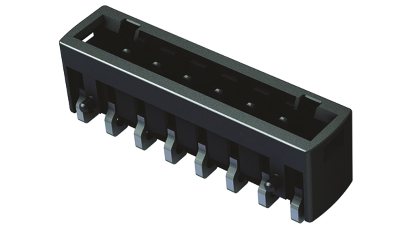 HARTING Har-Flexicon Series Vertical Surface Mount PCB Header, 6 Contact(s), 2.54mm Pitch, 1 Row(s)