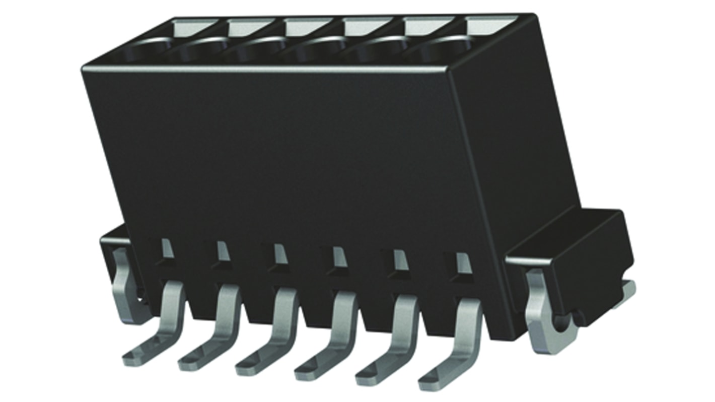 Harting Har-Flexicon Series PCB Terminal Strip, 11-Contact, 2.54mm Pitch, Surface Mount, 1-Row, Screw Termination