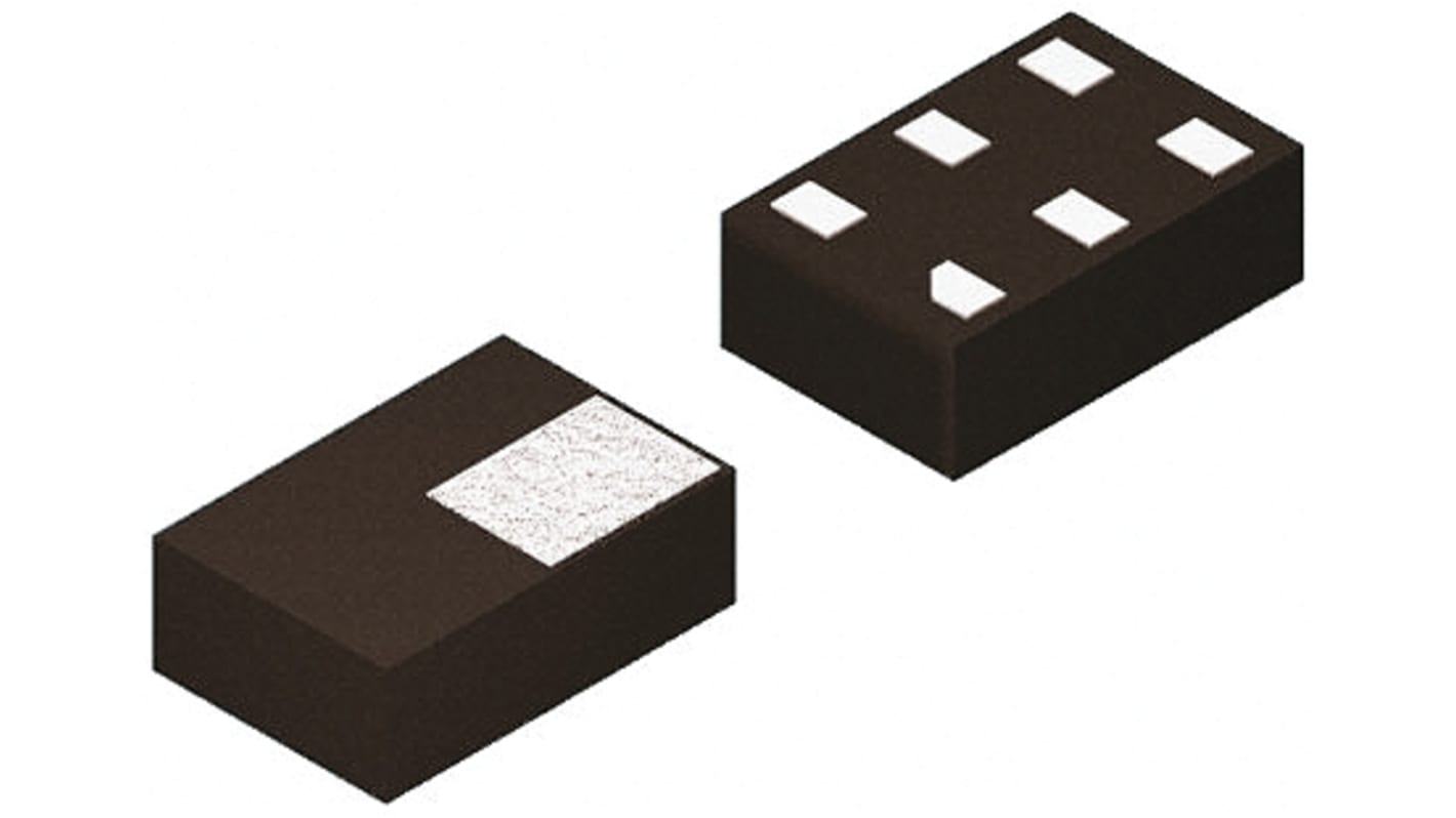 Nexperia PRTR5V0U2F,115, Dual-Element Uni-Directional ESD Protection Array, 6-Pin SOT-886