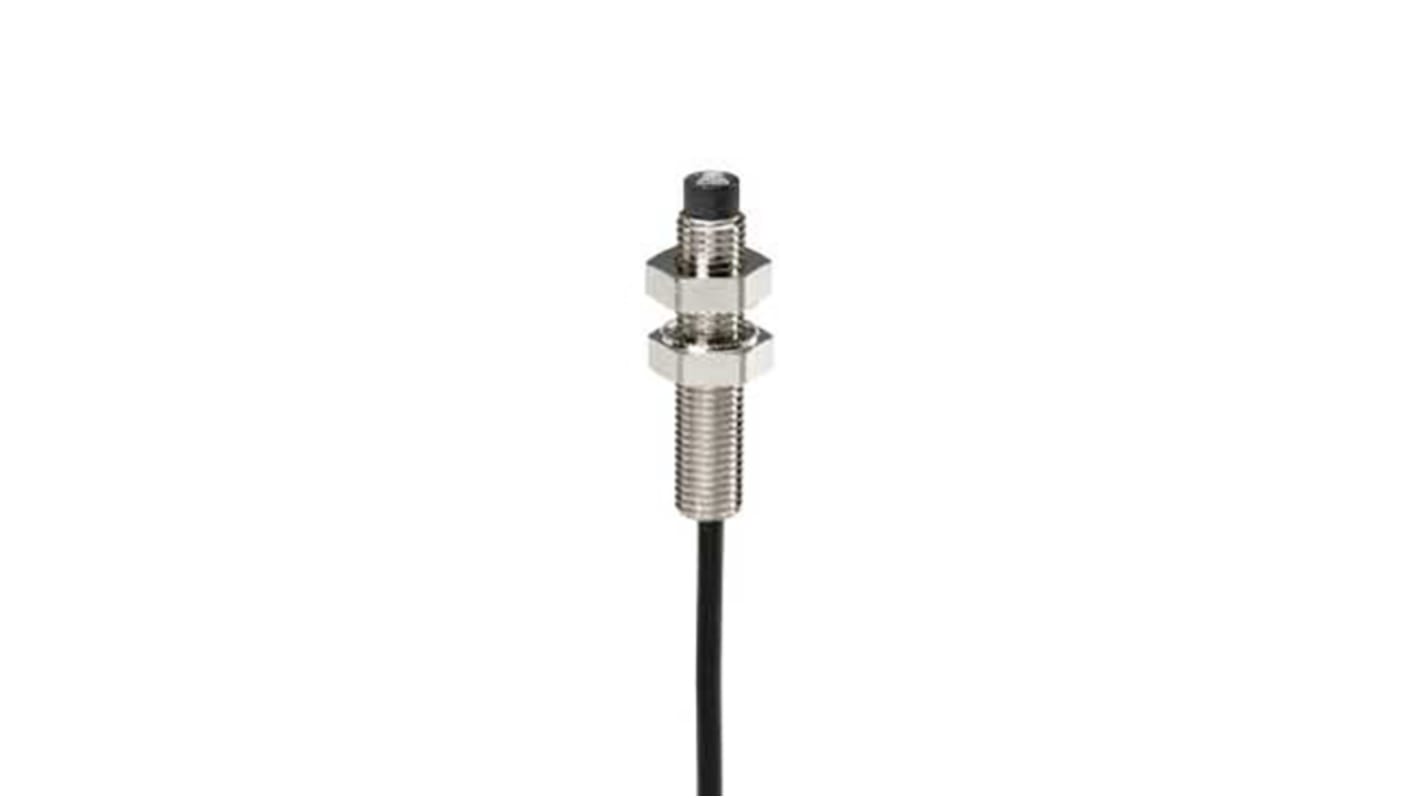 Telemecanique Sensors Inductive Barrel-Style Proximity Sensor, M8 x 1, 2 mm Detection, NPN Output, 12 → 24 V dc,