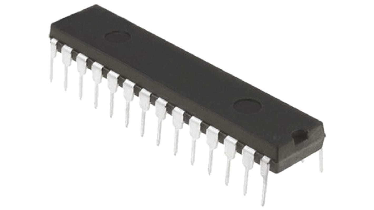 Microchip Mikrocontroller PIC16F PIC16F 8bit Durchsteckmontage 2048 Wörter SPDIP 28-Pin 20MHz 128 B RAM USB