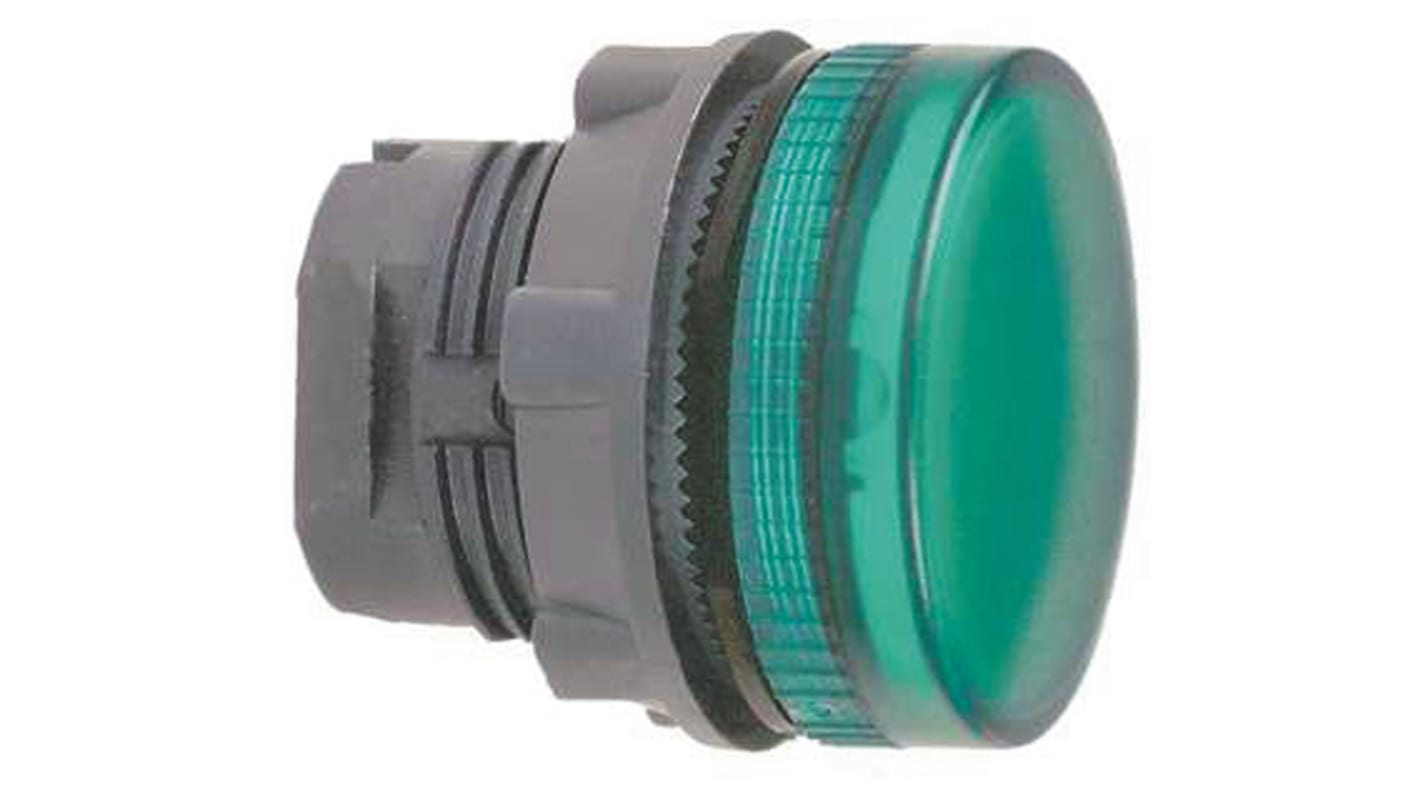 Tête de voyant lumineux Vert Schneider Electric, série Harmony XB5, diam. découpe 22mm, IP66, IP67