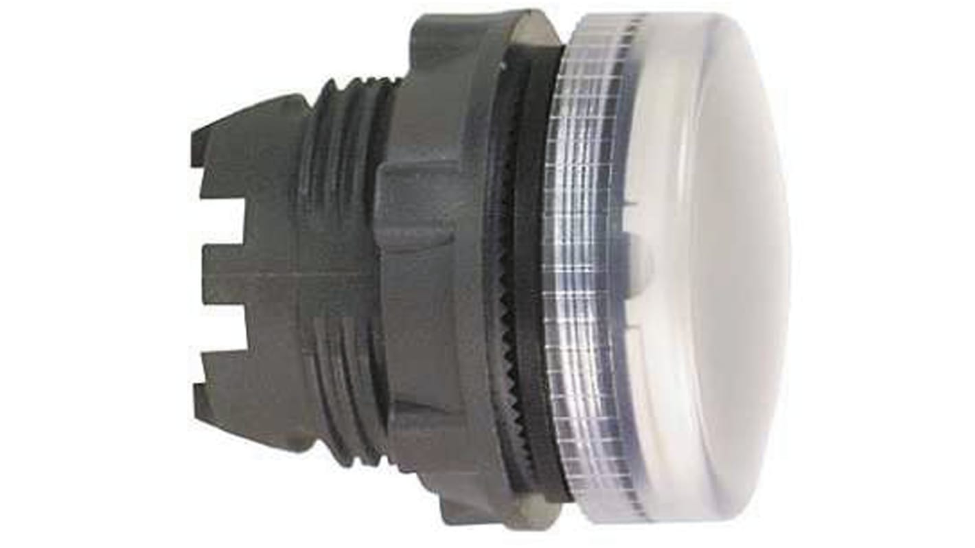 Schneider Electric White Pilot Light Head, 22mm Cutout Harmony XB5 Series