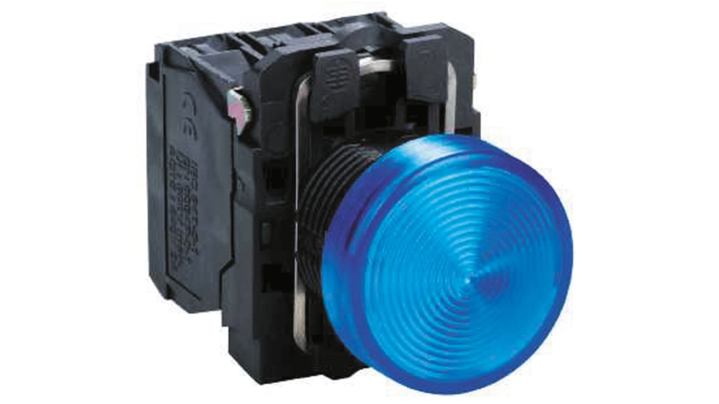 Schneider Electric Blue Pilot Light Head, 22mm Cutout Harmony XB5 Series