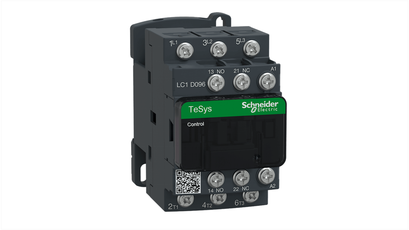 Schneider Electric LC1D Series Contactor, 230 V ac Coil, 3-Pole, 9 A, 4 kW, 3NO, 300 V dc, 690 V ac